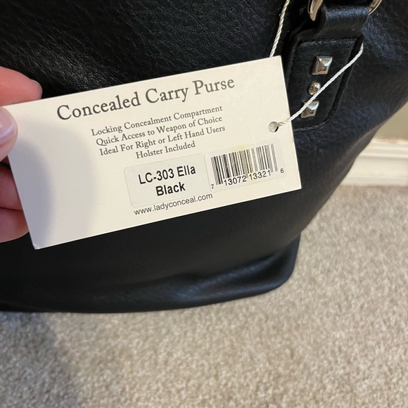 Lady Conceal Ella crossbody tote conceal carry - Picture 5 of 11
